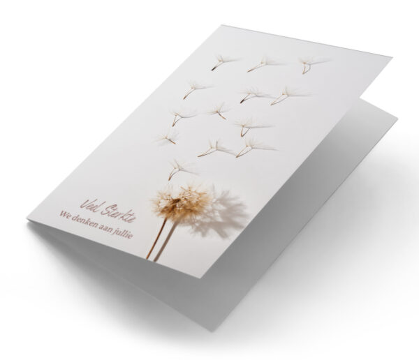 Paardenbloem vliegende pluisjes