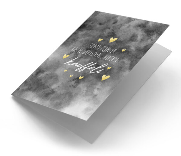 Geen woorden, alleen knuffels