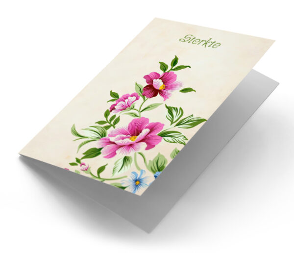 Roze bloem illustratie