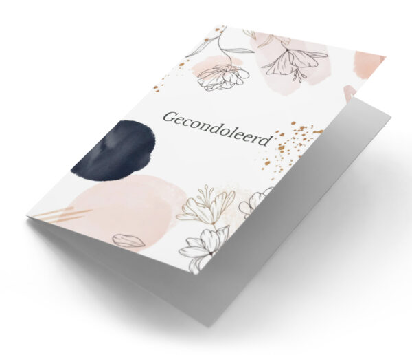 Roze vlekken bloemen