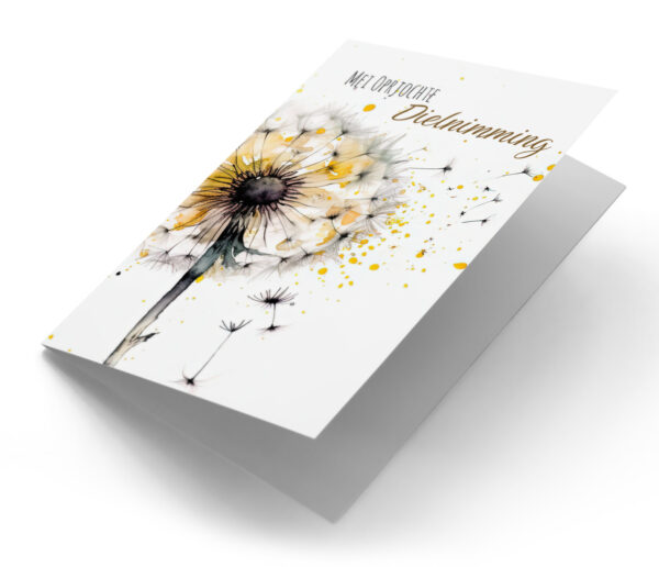 FRIES - Paardenbloem aquarel