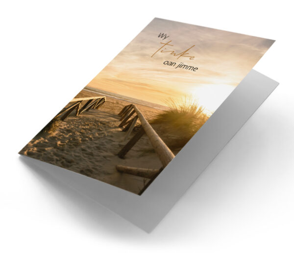 FRIES - Zonsondergang op het strand