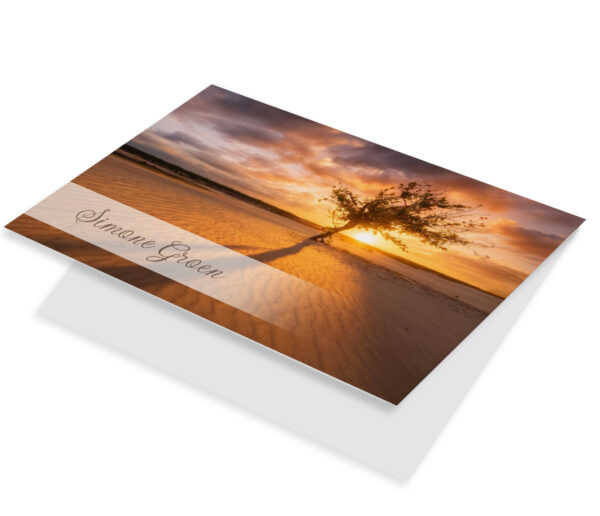 Zonsondergang in de duinen