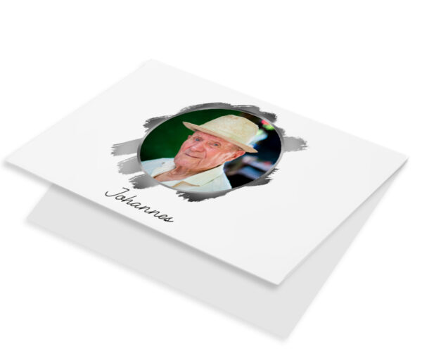 Fotokaart cirkel met kwaststreken